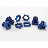 KIT DE SEXTAVADO DE RODA ESPECIAL TRAXXAS HUB / NUTS ALUMÍNIO ANODIZADO AZUL 17mm TRAX 5353X